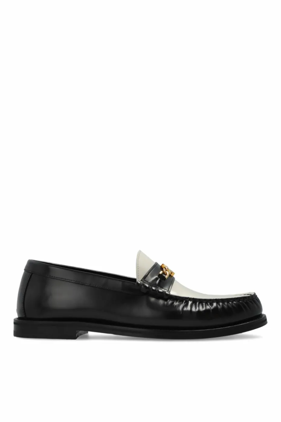 Amiri CZARNY Skórzane buty `Two Tone Ma Chain`