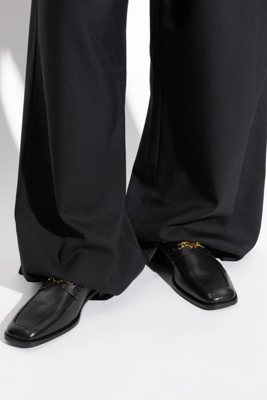 Amiri CZARNY Skórzane buty `Ma Slip On`