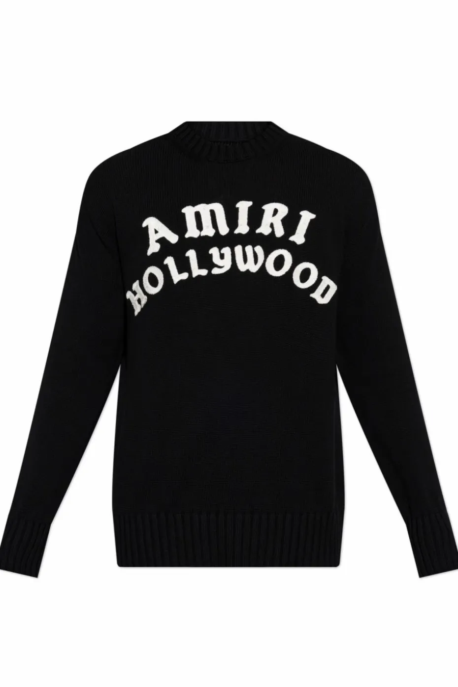 Amiri CZARNY Sweter z logo