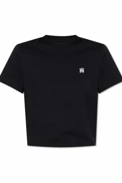Amiri CZARNY T-shirt z logo