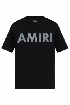 Amiri CZARNY T-shirt z logo