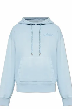 Amiri jasnoniebieski Bluza z kapturem