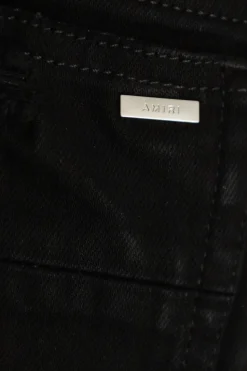 Amiri Kids CZARNY Jeansy z efektem zniszczenia