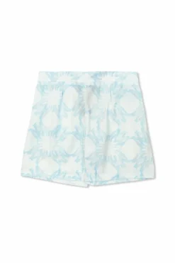 Amiri Kids jasnoniebieski Szorty z monogramem