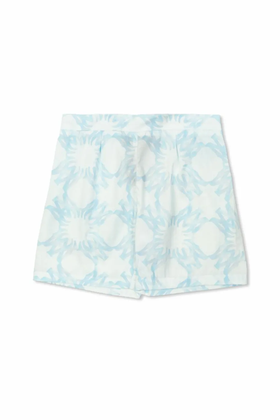 Amiri Kids jasnoniebieski Szorty z monogramem