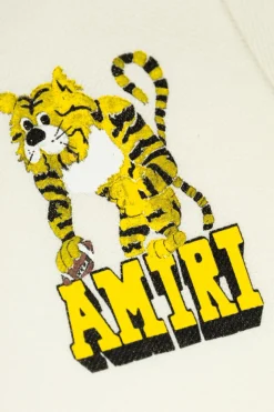 Amiri Kids kremowy Polo z nadrukiem