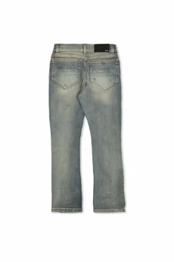 Amiri Kids NIEBIESKI Jeansy z efektem `vintage`