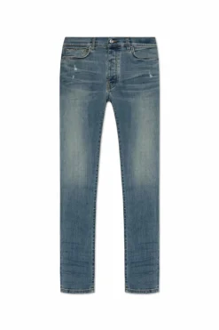 Amiri NIEBIESKI Jeansy z logo