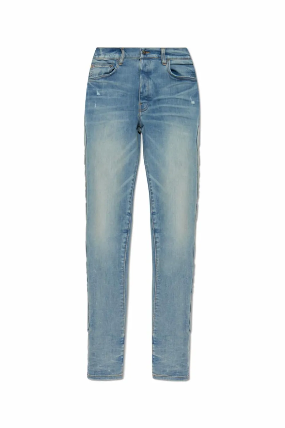 Amiri NIEBIESKI Jeansy z logo