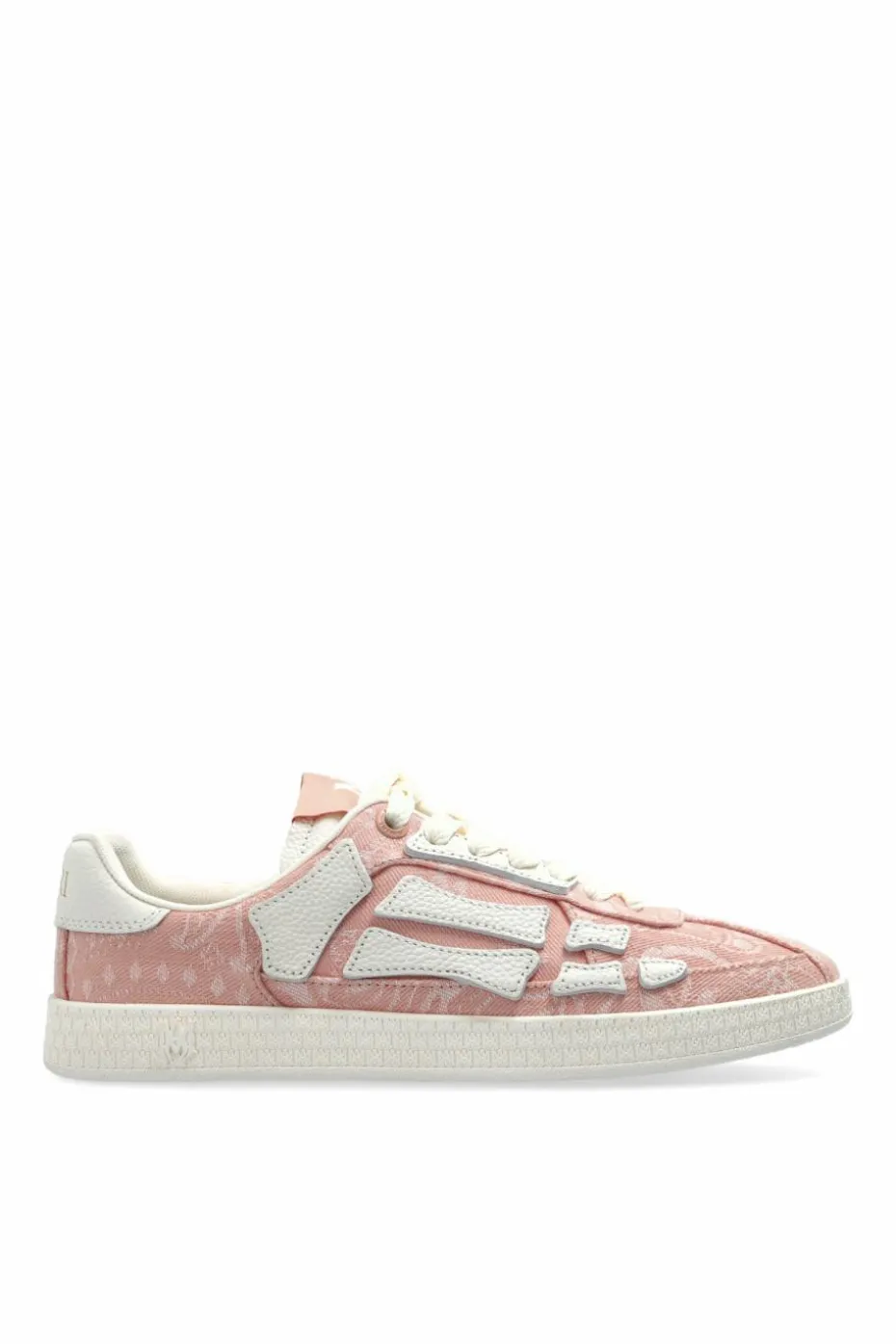 Amiri RÓŻOWY Buty sportowe `Bandana Denim Pacific Bones`
