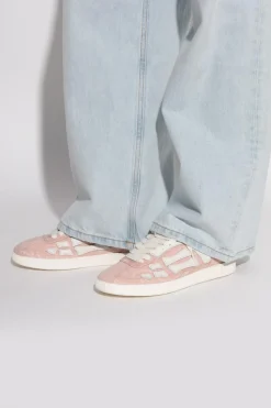 Amiri RÓŻOWY Buty sportowe `Bandana Denim Pacific Bones`
