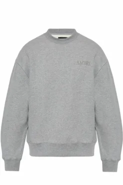 Amiri SZARY Bluza z logo