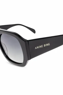 Anine Bing CZARNY Okulary przeciwsłoneczne `Preston`