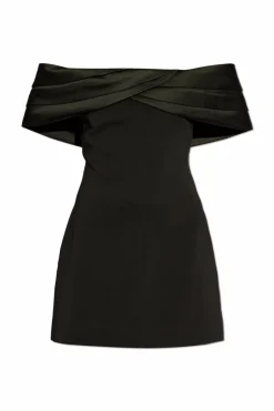 Anine Bing CZARNY Sukienka `Fleur`