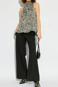 Anine Bing CZARNY Top `Brooke`