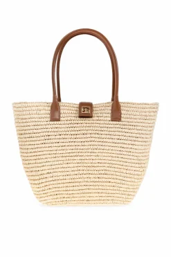 Anine Bing kremowy Torba `Lou` typu `shopper`