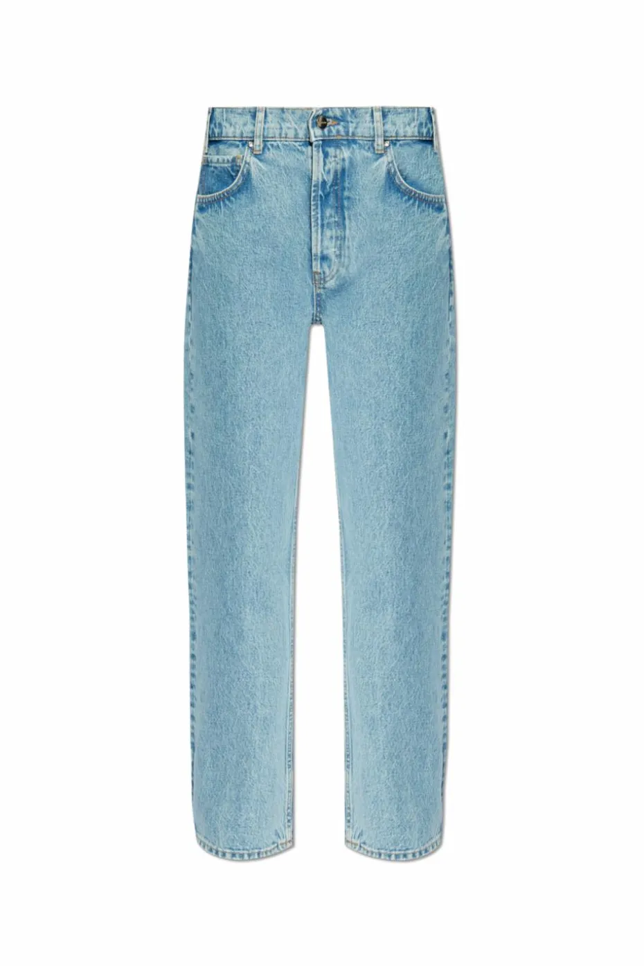 Anine Bing NIEBIESKI Jeansy z logo
