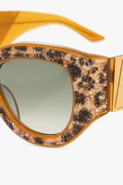 Anna Karin Karlsson beżowy Okulary przeciwsłoneczne ‘Lucky Goes To Vegas’