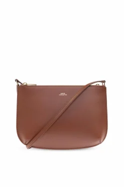 A.P.C. BRĄZOWY Torba na ramię `Sarah`