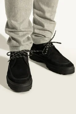 A.P.C. CZARNY Skórzane buty