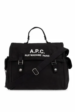 A.P.C. CZARNY Torba na ramię `Recuperation`