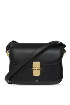 A.P.C. CZARNY Torba na ramię ‘Grace Small’