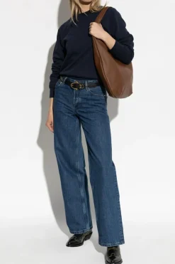 A.P.C. GRANATOWY Bluza z wyszytym logo