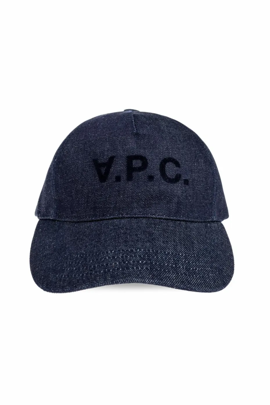 A.P.C. GRANATOWY Czapka z daszkiem