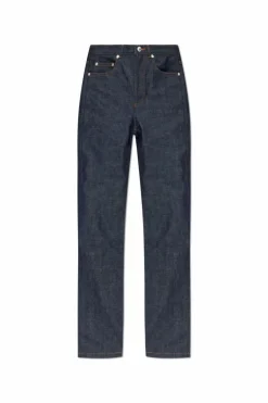 A.P.C. GRANATOWY Jeansy `Standard`