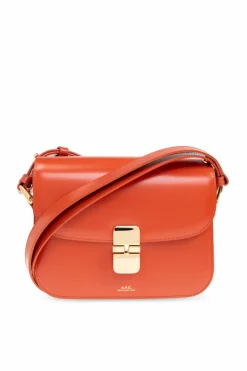A.P.C. POMARAŃCZOWY Torba na ramię `Grace Small`