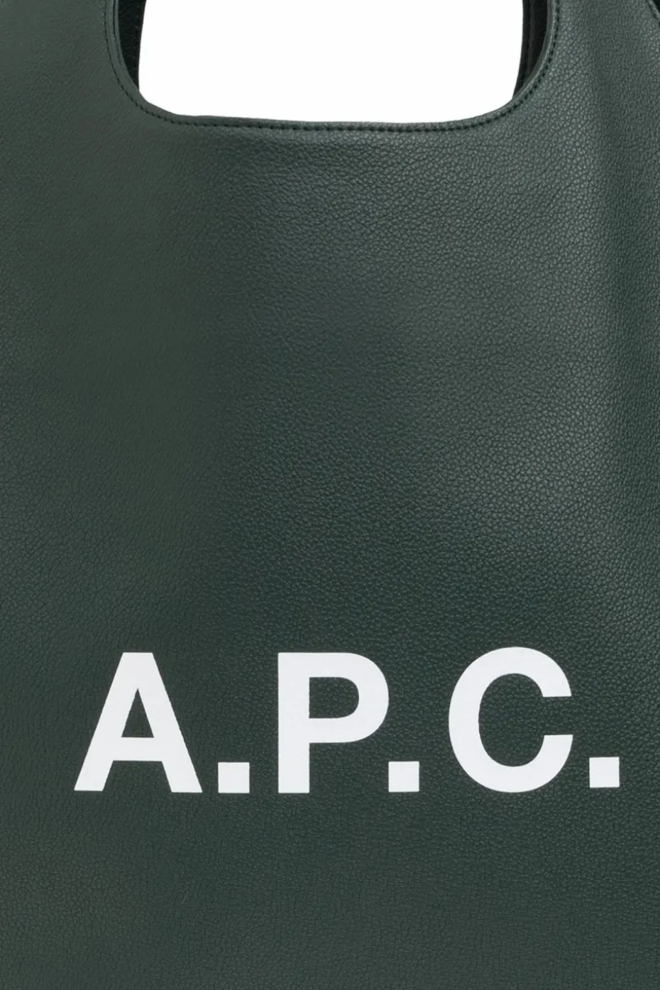 A.P.C. ZIELONY Torba typu `shopper`