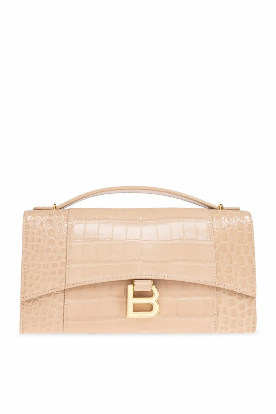 Balenciaga beżowy Kopertówkai `Hourglass`