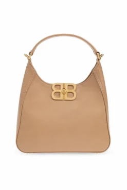 Balenciaga beżowy Torba do ręki`BB Soft` typu `hobo`