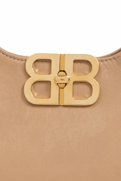 Balenciaga beżowy Torba do ręki`BB Soft` typu `hobo`