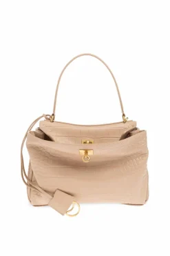 Balenciaga beżowy Torba do ręki `Rodeo Small`