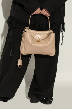 Balenciaga beżowy Torba do ręki `Rodeo Small`
