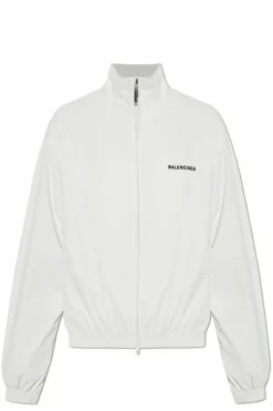 Balenciaga BIAŁY Bluza z logo