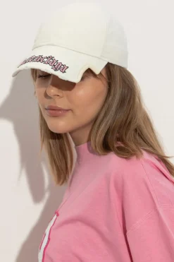 Balenciaga BIAŁY Czapka z daszkiem