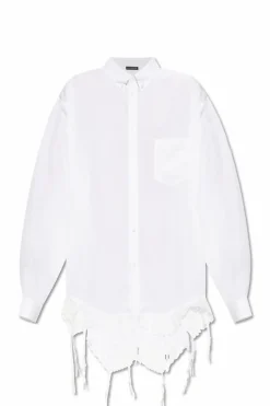 Balenciaga BIAŁY Koszula z kieszenią
