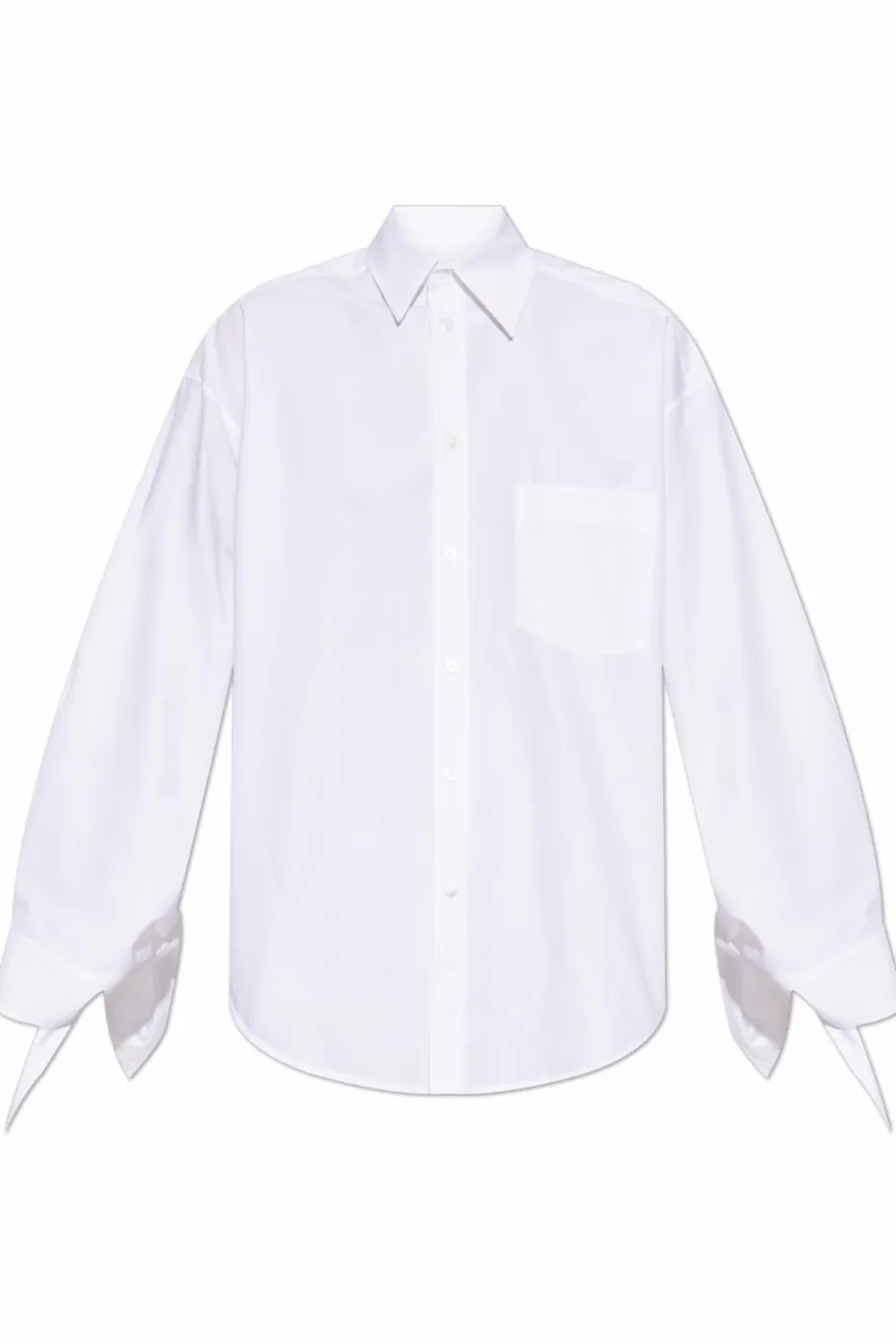Balenciaga BIAŁY Koszula z logo