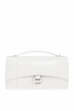 Balenciaga BIAŁY Torba 'Hourglass`