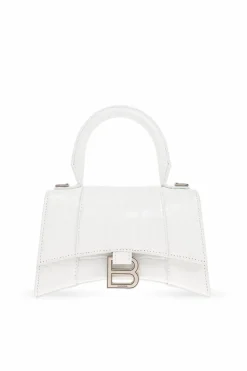 Balenciaga BIAŁY Torba na ramię ‘Hourglass XS'