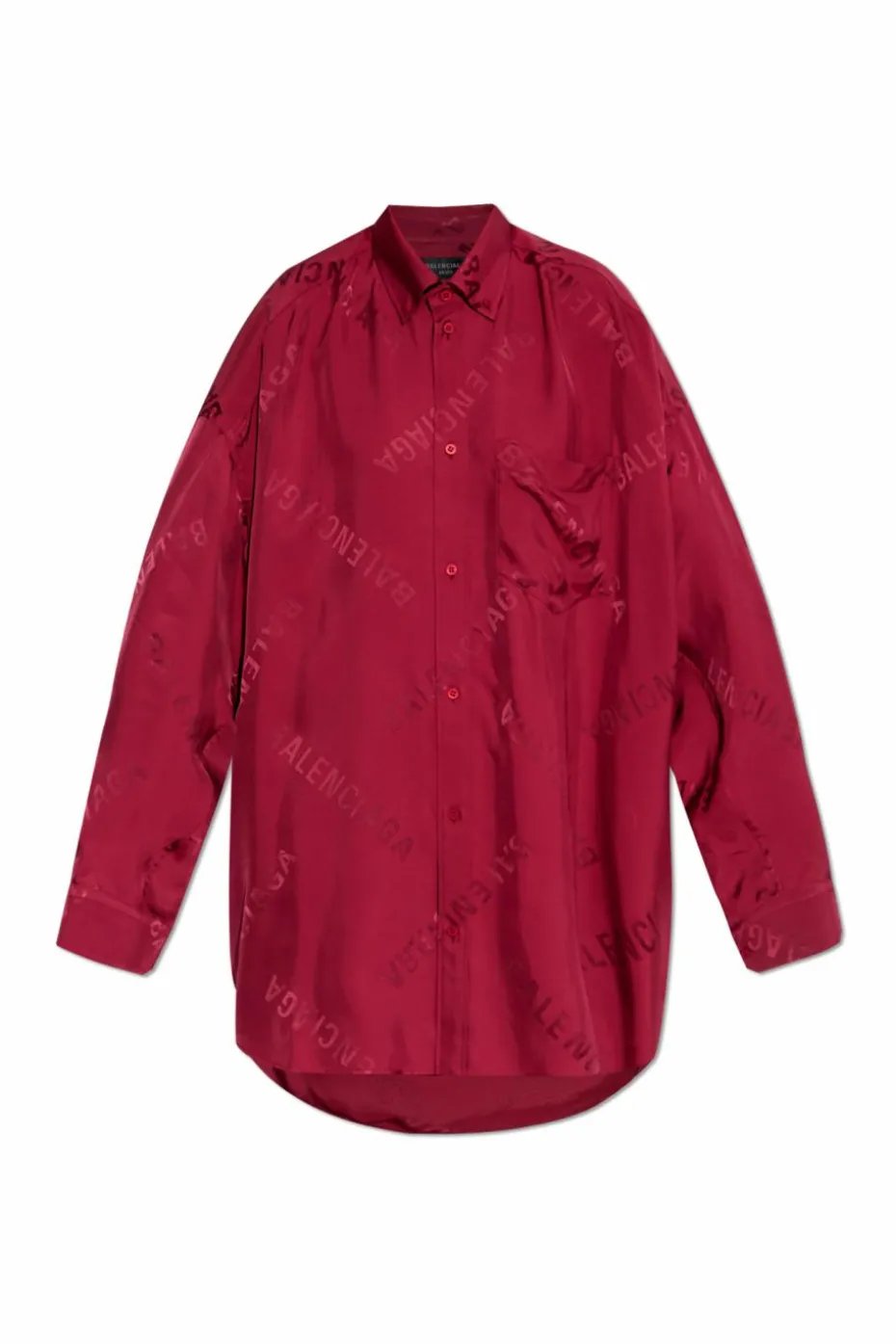 Balenciaga BORDO Koszula typu `oversize`