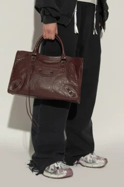 Balenciaga BORDO Torba do ręki `Le City Medium`