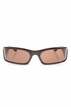 Balenciaga BRĄZOWY Okulary przeciwsłoneczne