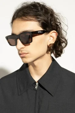 Balenciaga BRĄZOWY Okulary przeciwsłoneczne