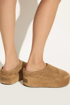 Balenciaga BRĄZOWY Skórzane buty