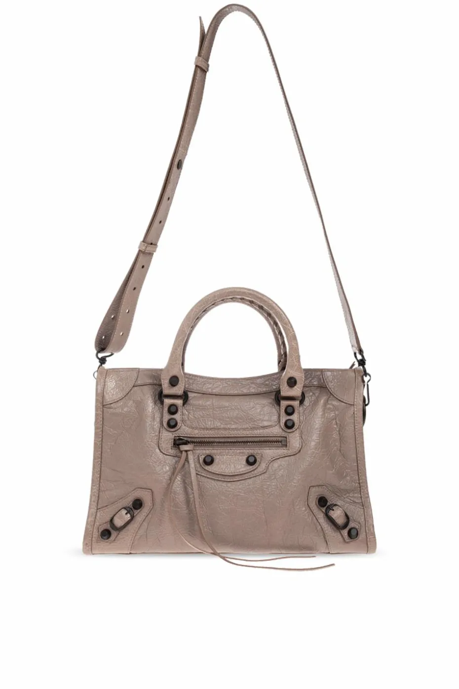 Balenciaga BRĄZOWY Torba do ręki ‘Le City Small’
