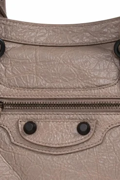 Balenciaga BRĄZOWY Torba do ręki ‘Le City Small’