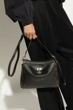 Balenciaga BRĄZOWY Torba na ramię ‘Rodeo Small’